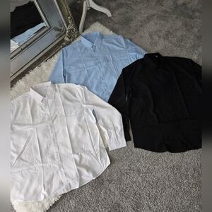Luxury Collection Casual Long Sleeve Button Down Shirts. Bundle of 3. Size 2XL.